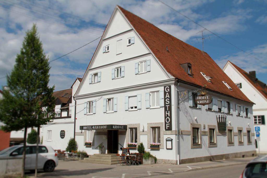 Hotel Gasthof Krone Zusmarshausen Exterior photo