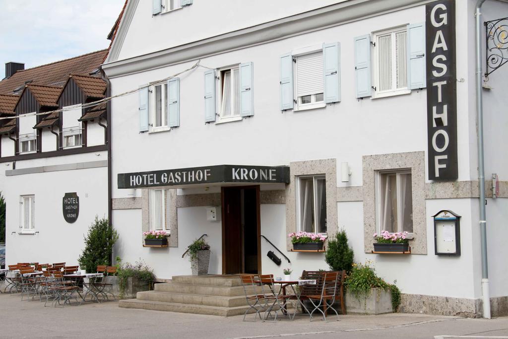 Hotel Gasthof Krone Zusmarshausen Exterior photo